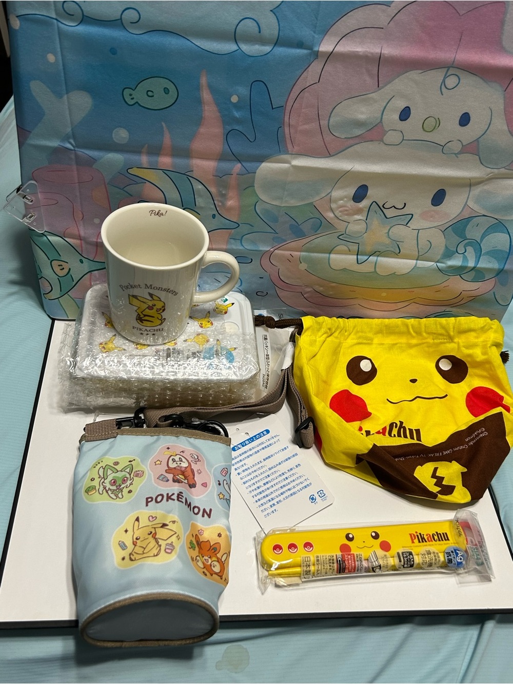 Pikachu Pokémon Mug & Accessories Set - Yellow Accent